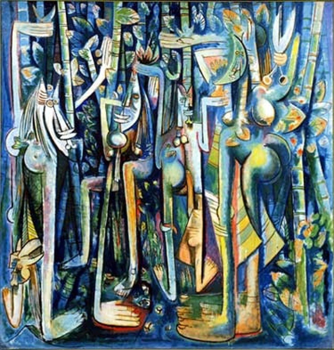 <p>Originating in Cuba, a religion that blends African traditions and Christian beliefs</p>