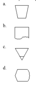 <p><strong>Which symbol represents a document?</strong></p>