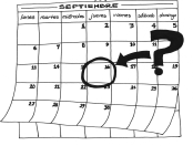 <p>What day is today?</p>