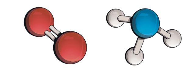<p>Two or more atoms chemically bonded together as a single unit. They can be made of the same element (O2) or different elements (H2O)</p>