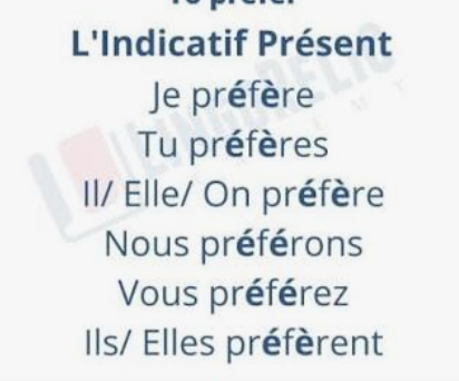 <p>préférer</p>
