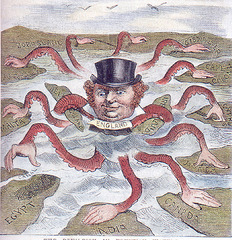<p>A policy of extending a country's power and influence through diplomacy or military force; competition contributed to WWI.</p>