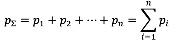 <p><span style="color: rgb(253, 251, 251);">The total pressure of a mixture of non-reacting gases is the sum of the individual partial pressures of each gas</span></p>