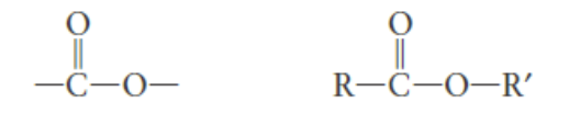 <p>Treat R group attached to O as substituent (-yl)</p><p>Treat R group attached to C as parent alkane (-oate)</p>