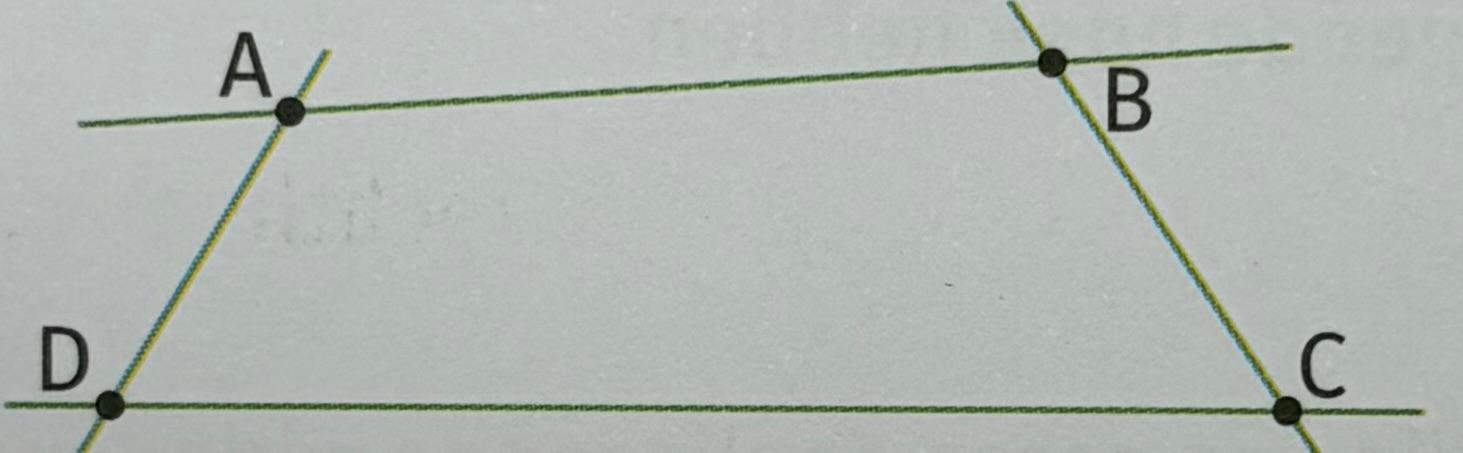 <p>AB, BC, CD, DA </p>
