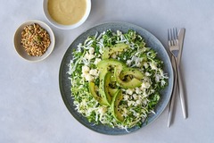 <p>Finely shaved kale, brussels sprouts and green cabbage salad, hook's 2 year aged white cheddar, and avocado with a side of candied puffed rice and seed mix, and apple cider vinaigrette.</p><p>Add ons:</p><p>hand-pulled organic chicken +$3.95</p><p>7-minute egg +$2.00</p><p>Herb-roasted salmon +$6.95</p><p>Dressing options: Apple cider vinaigrette (rec), lemon vinaigrette, dijon mustard vinaigrette, maple mustard vinaigrette, Non-dairy ranch dressing, Caesar dressing</p><p>Extra sauce +$1.95</p><p>Modifications: no white cheddar cheese, no candied puff rice and seed mix</p><p>Allergens: dairy, seeds (sunflower&pumpkin), sesame</p>