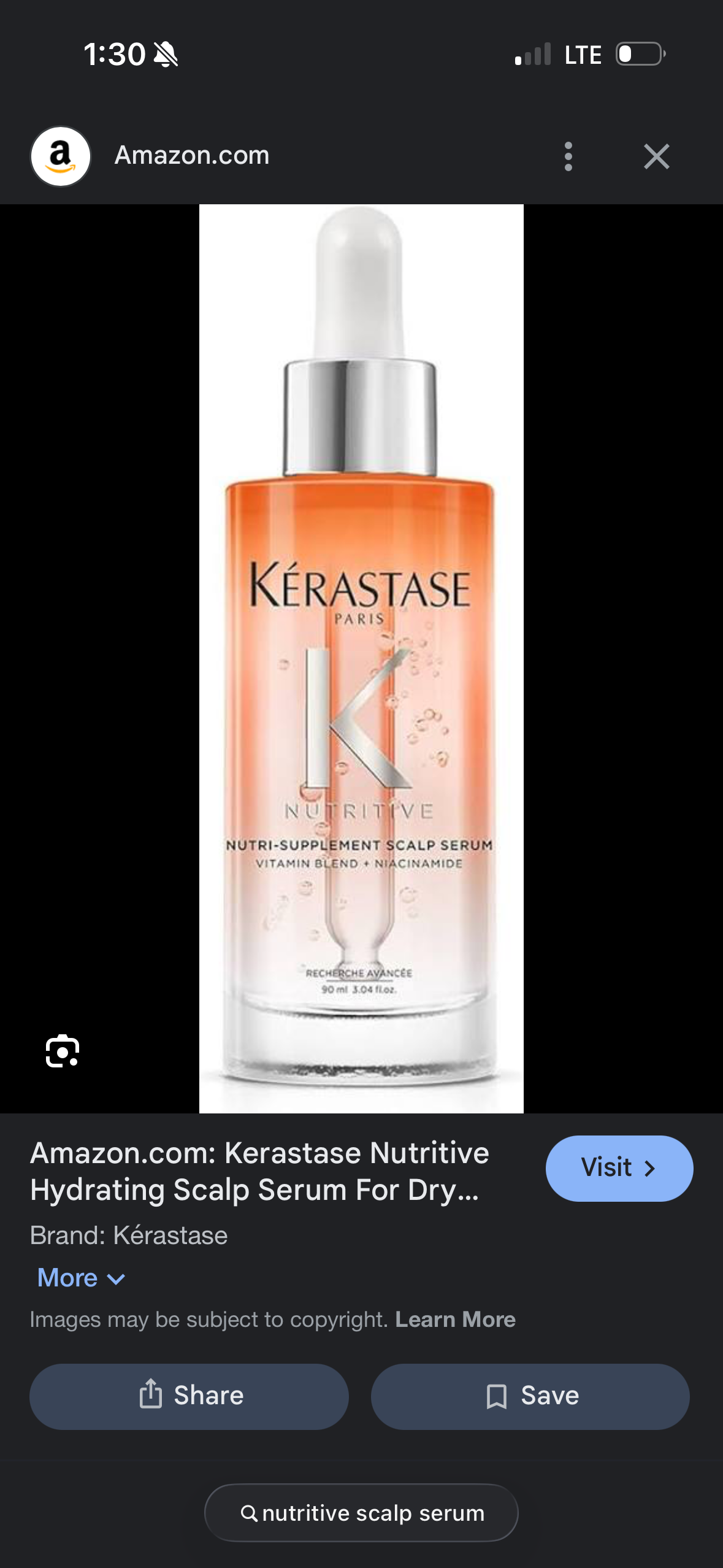 <p>Nutritive scalp serum</p>