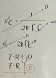 <p>In simple series RLC circuit, _____ corresponds to infinite capacitance and zero inductance.</p>