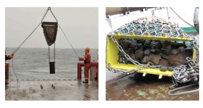 <ul><li><p><strong>Scallop</strong> dredge</p></li><li><p><strong>Oyster</strong> dredge</p></li></ul><p></p>