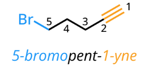 <p>molecule with at least one carbon-carbon triple bond</p><p>“-yne”</p>