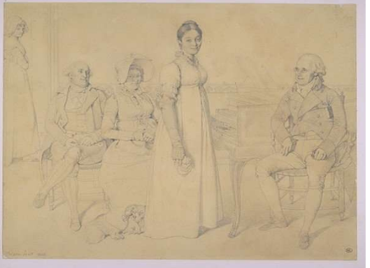 <p>Jean-Auguste-Dominique Ingres, <em>La famille Forestier, </em></p>