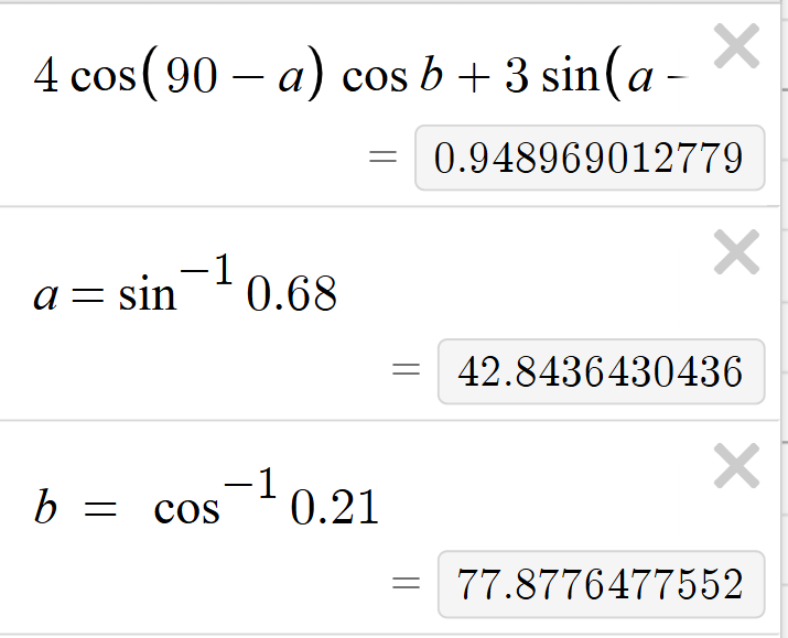 <ul><li><p>always remember to check if desmos is on DEGREE MODE</p></li></ul><p></p>