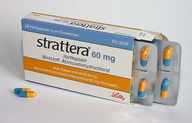 <p>Brand Name: Strattera</p><p>ADHD</p><p>Helps improve attention and reduce hyperactivity and impulsiveness.</p>