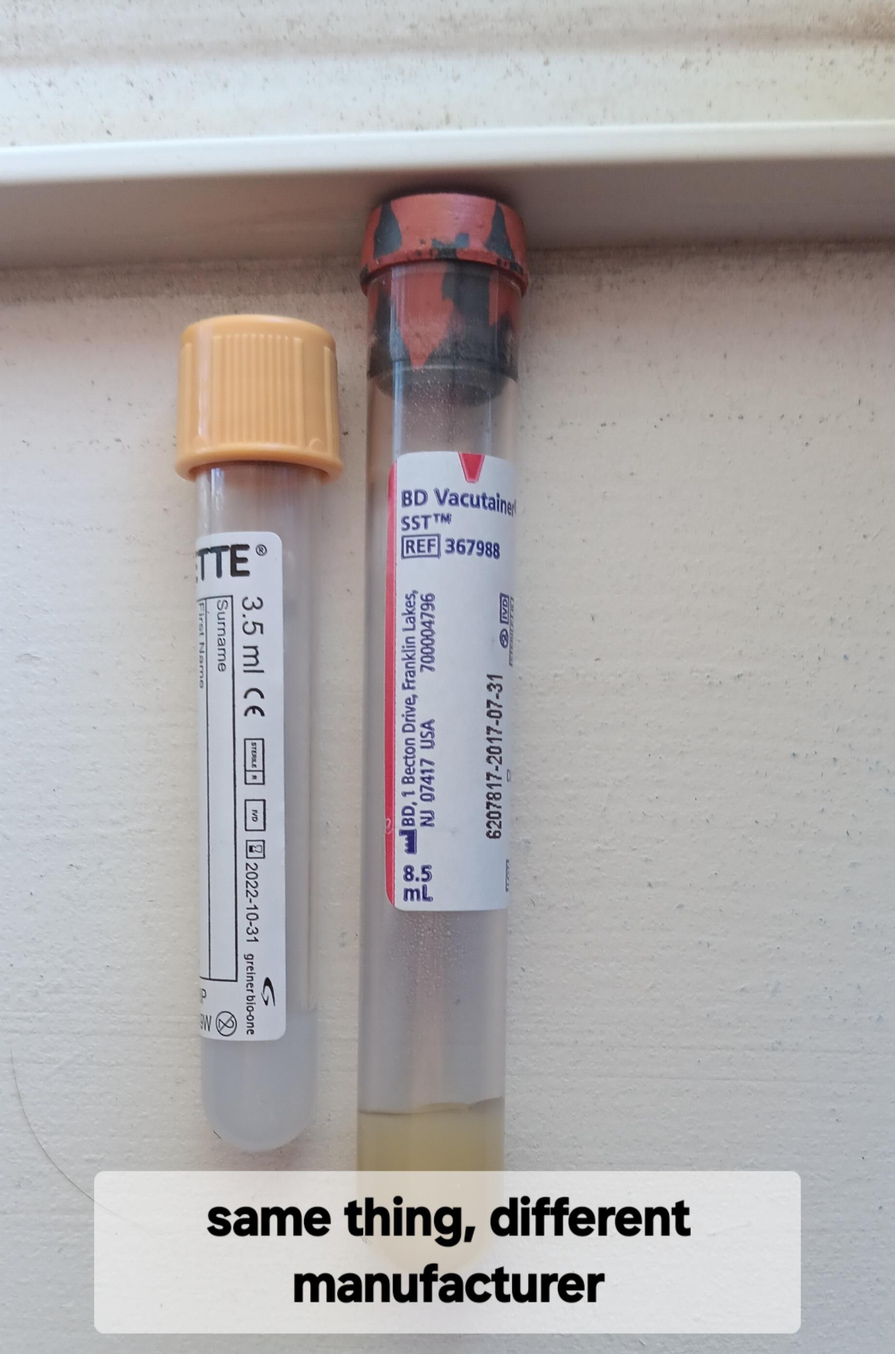 <p>Gold/Tiger (SST) (Clot activator and gel)</p>