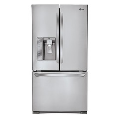 <p>Холодильник</p><p>냉장고에 음식이 많아요. = There's a lot of food in the fridge.</p><p>우유가 냉장고 안에 있어요. = The milk is in the fridge.</p>