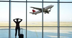 <p>To lose the flight</p>