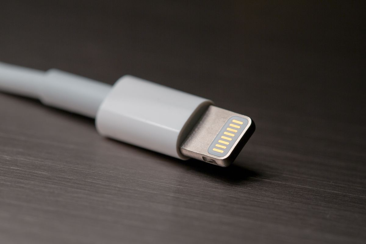 <p>A: A proprietary 8-pin Apple connector used on older iPhones/iPads; reversible </p>