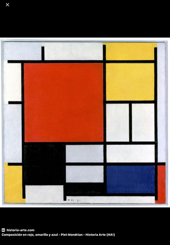 <p>The limited color palette MOST strongly contributes to</p>