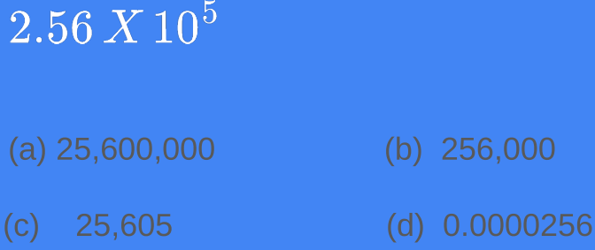 <p>what is the standard form?</p>