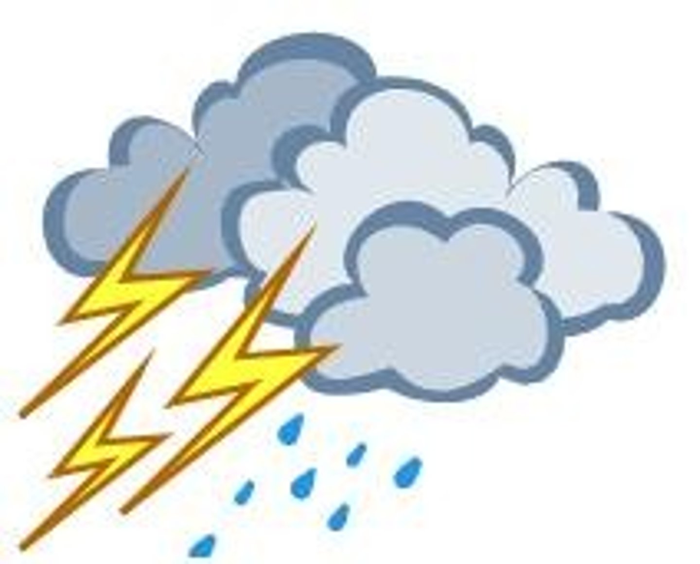 <p>It's stormy</p>