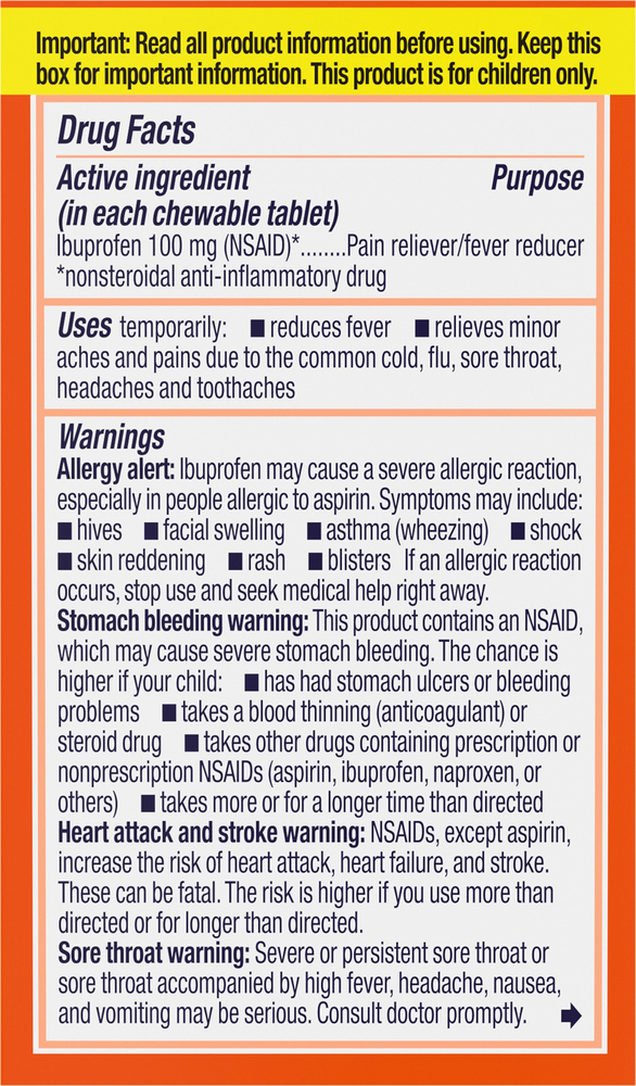 <p><span>Michael is a 2 year old male with a history of liver cirrhosis problem caused by biliary atresia. While on a family vacation, Michael developed a fever, and his parents found children's Motrin as the only antipyretic option at the hotel convenience shop. Is this appropriate for Michael? Explain why.</span></p>