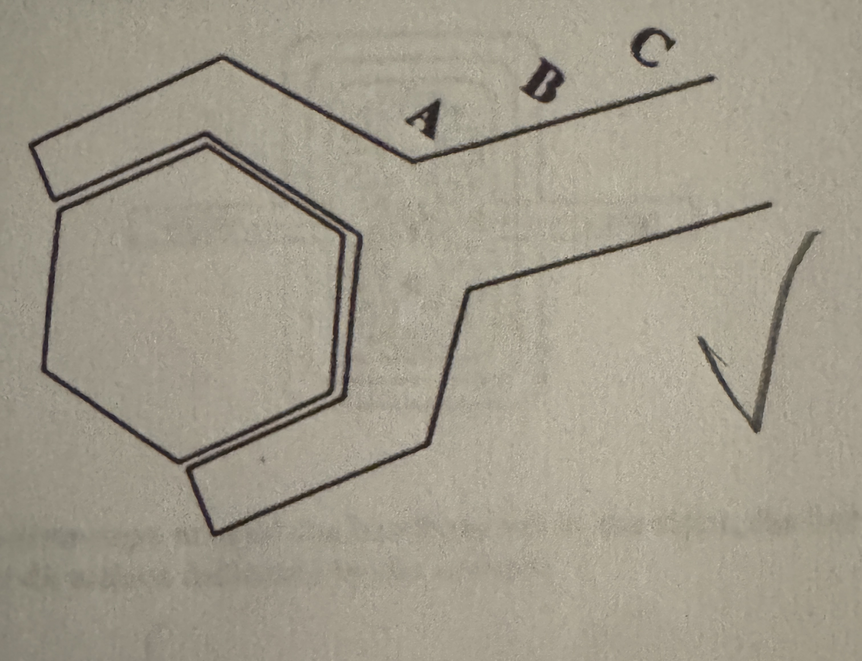 <p>At which point would be the best leverage</p><p>A) A</p><p>B) B</p><p>C) C</p>