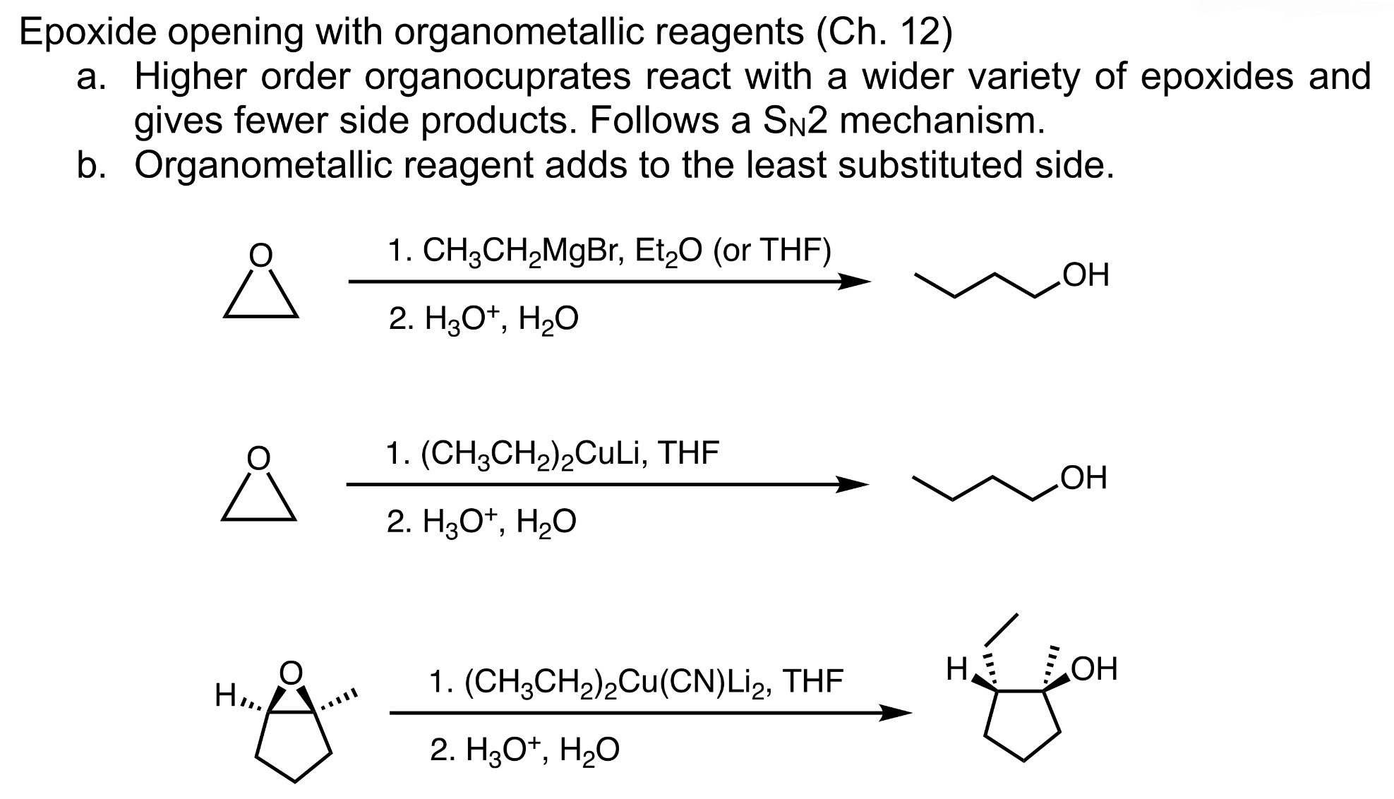 <p>Organometallic Reagents</p>