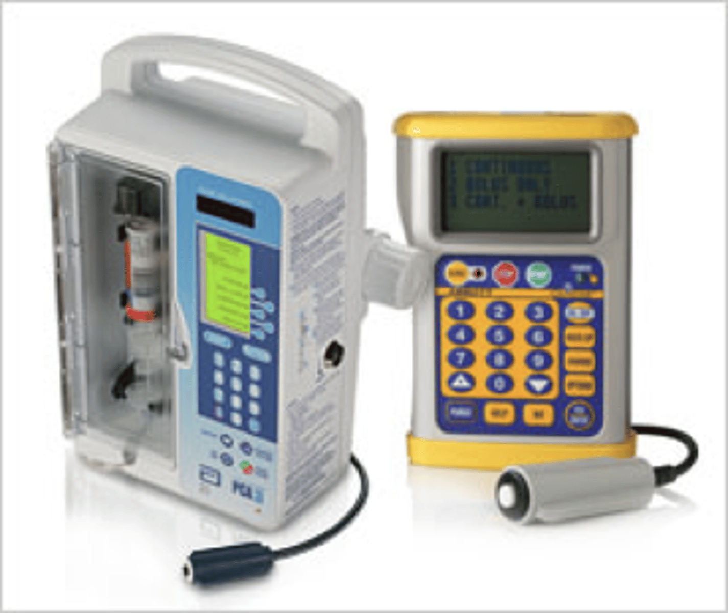 <p>push button for patient to deliver main medication through IV via electronic pump</p>