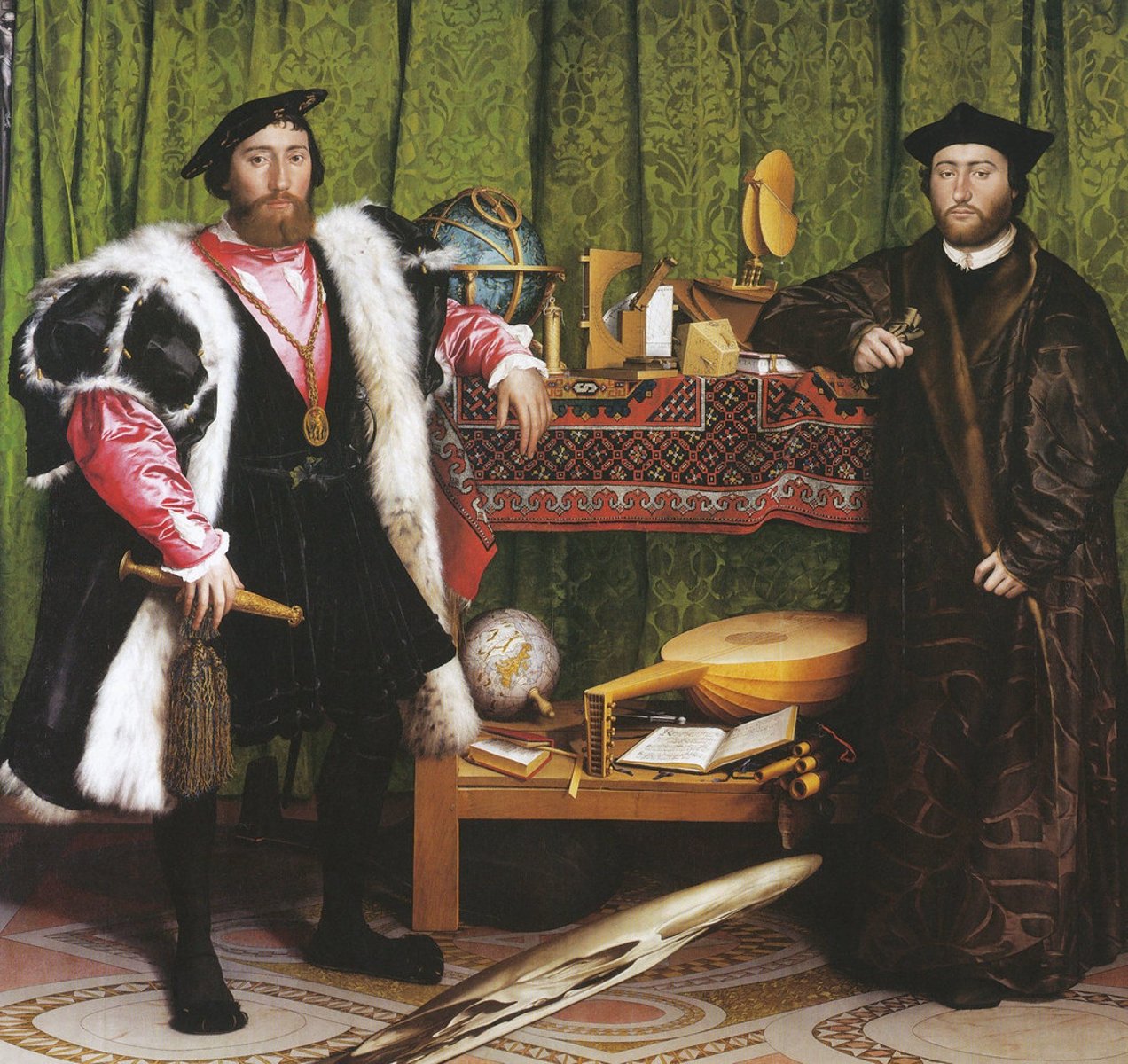 <p>- one of the greatest Renaissance portraitists</p><p>- German court painter for English King Henry VIII</p><p>- great at details and psychological character of his subjects</p><p>- model for English painting up to 1800s</p>