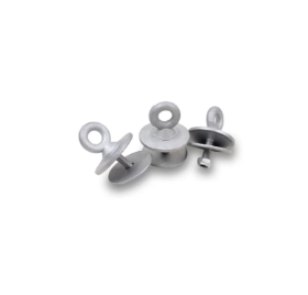 <p><span>Use on real tires to connect chains. Each 3 piece set has an 1 1/4″ eye bolt 5/8 in dia, a 2 ½” bottom washer and a lock tight nut. All S-hooks and H172 – H173 shackles work with this product.&nbsp; This product should last 2 years in harsh conditions and up to 5 years in optimal conditions. Some conditions may require replacement sooner.&nbsp; Weight is 2 lbs. per set. Tensile Strength 1400 lbs.&nbsp; <strong>Sold in sets of three.&nbsp;</strong></span></p><p><span><strong>Part List</strong></span></p><p><span>3 – Bolts</span></p><p><span>3 – Washers</span></p><p><span>3 – Nuts</span></p>