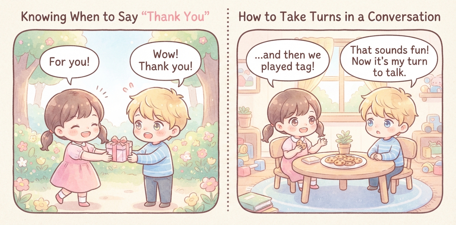 <p>How we use language appropriately in <strong>social situations</strong></p>