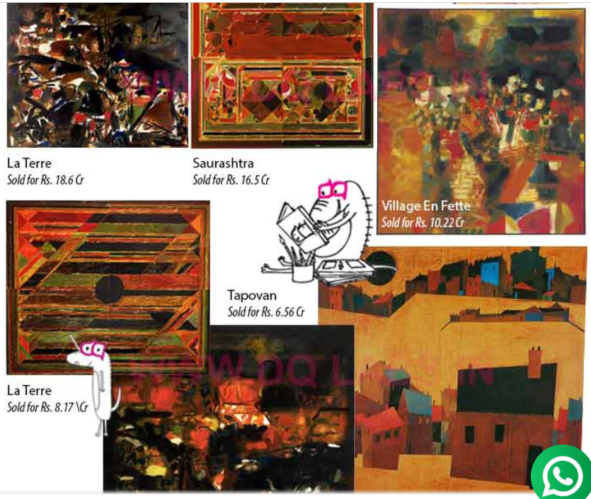 <p>Lived and worked in France while maintaining strong ties with India. His works are mainly abstracts in oil or acrylic, with very rich use of colour, replete with icons from Indian cosmology as well as its philosophy. </p>