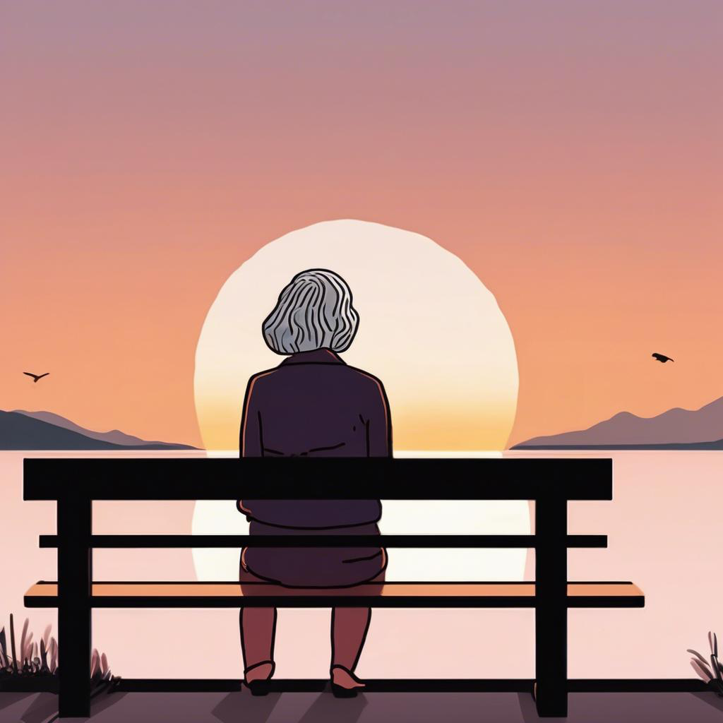 (n) A deep, quiet, and thoughtful feeling of sadness.