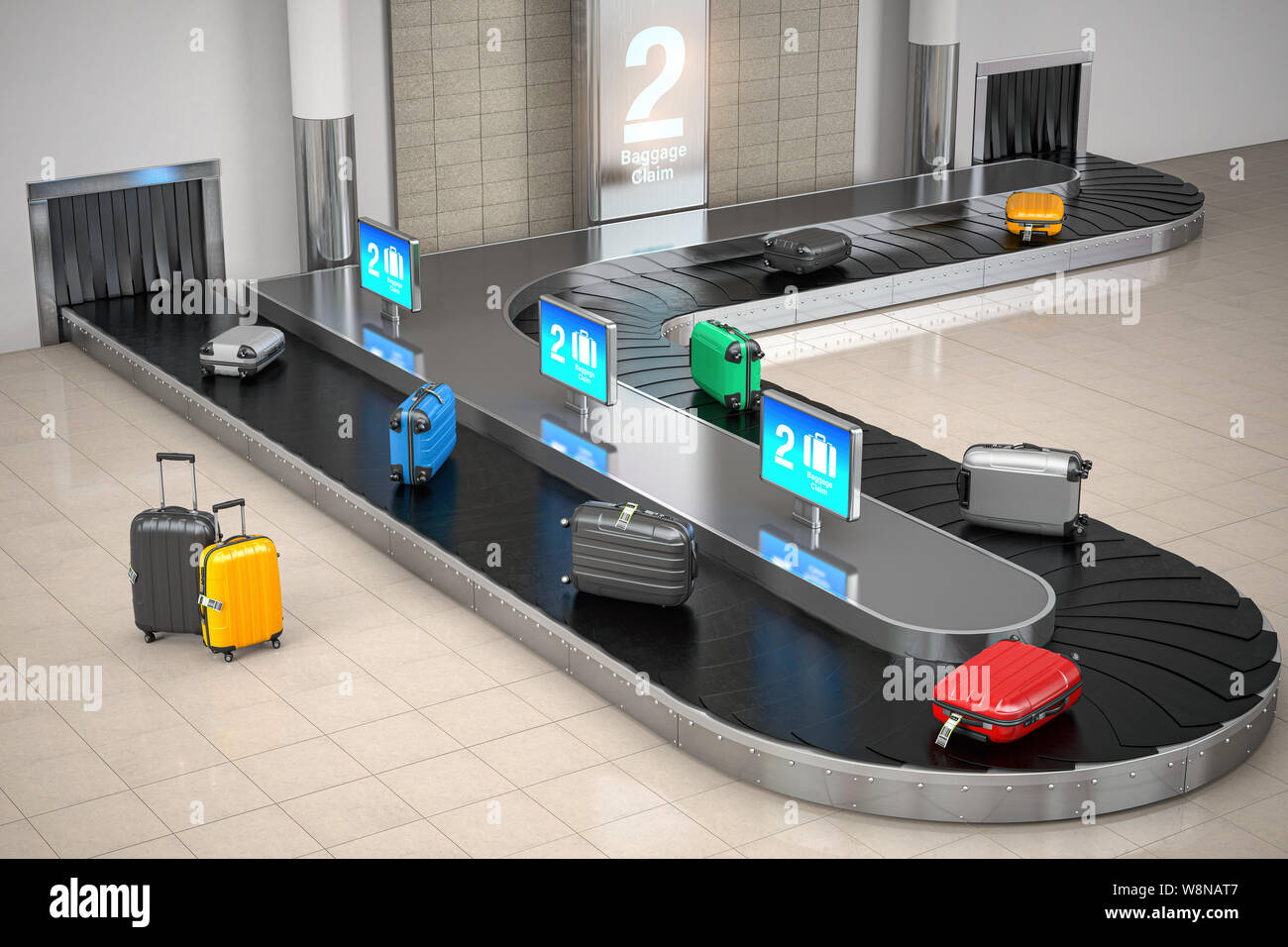 <p>To check the luggage</p><p>The line to check the luggage was long.</p><p></p>