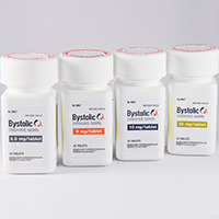 <p>nebivolol</p><p>5 - 40mg/day for BP</p><p>crcl <30 or mod liver impairment: 2.5mg/day</p>