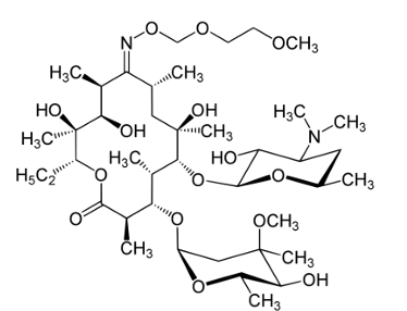 <p>[MACROLIDES]</p><p>a. Erythromycin (Ilotycin)</p><p>b. Clarithromycin</p><p>c. Azithromycin</p><p>d. Roxithromycin</p>