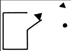 <p>* Investigating "naive scientists"</p><p>Participants watched a video of traingles moving and were then asked to explain their behavior and intentions</p><p>= Participants attributed an observed behavior to internal factors (dispositional attribution)</p>