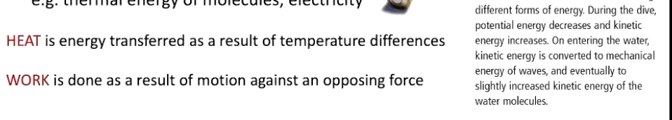 <p>interconnected ways of transferring energy</p>
