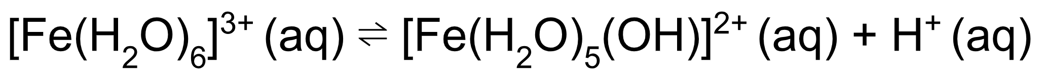 <p>What kind of acid is the complex ion acting as &amp; why? </p>