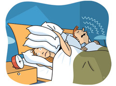 <p><strong>Talking </strong>while asleep.</p>