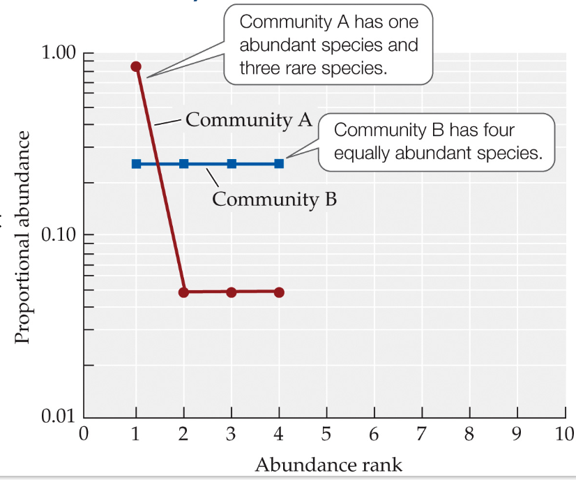 <p>Rank abundance curves </p>