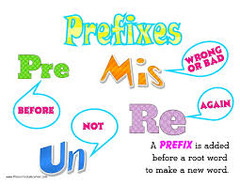 <p>A word part added to the beginning.</p>