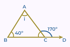 <p>What is the theory behind the exterior angle of a triangle?</p>