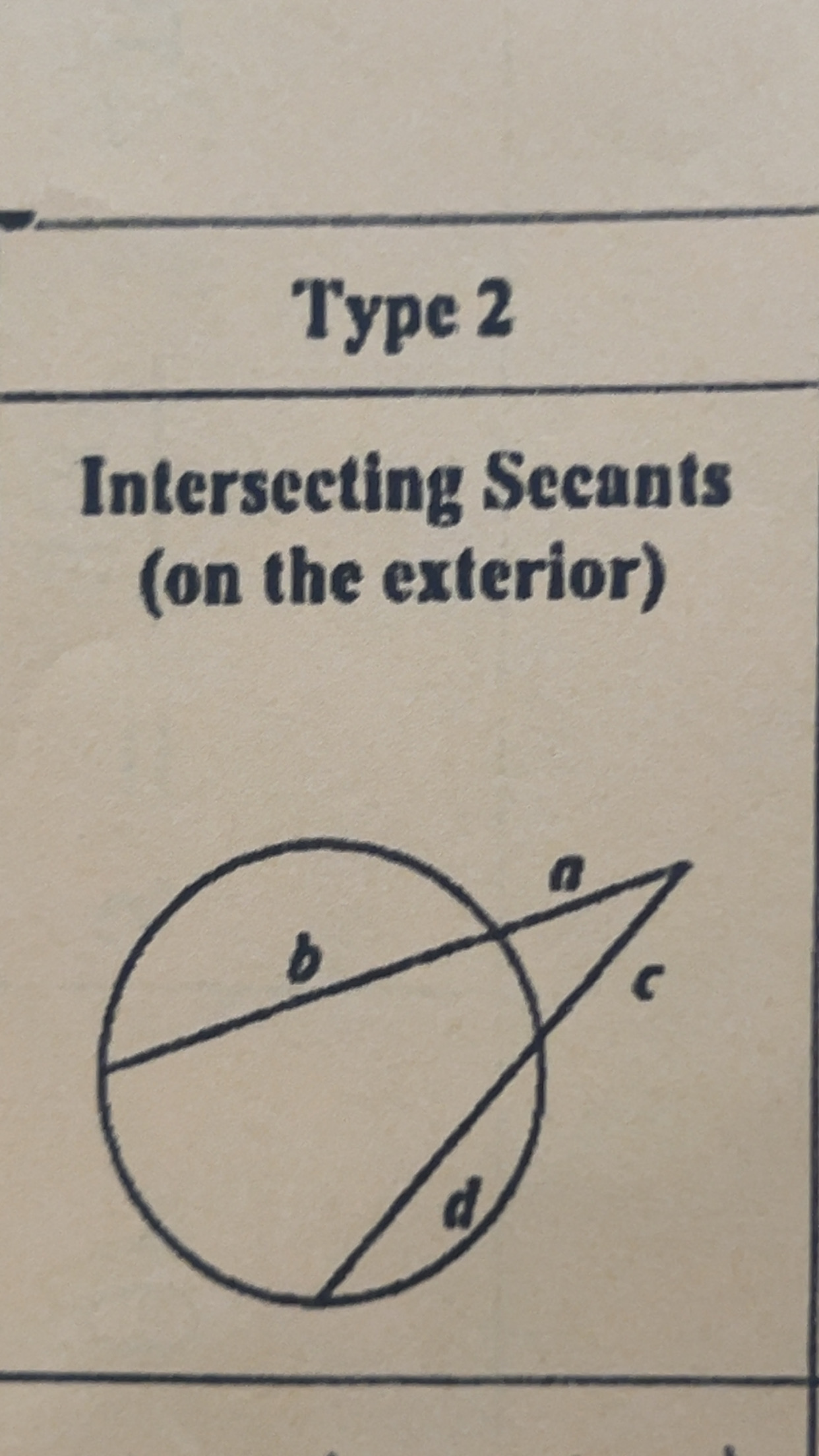 <p>What is the formula for this <strong><mark data-color="yellow" style="background-color: yellow; color: inherit;">segment</mark></strong> relationship?</p>