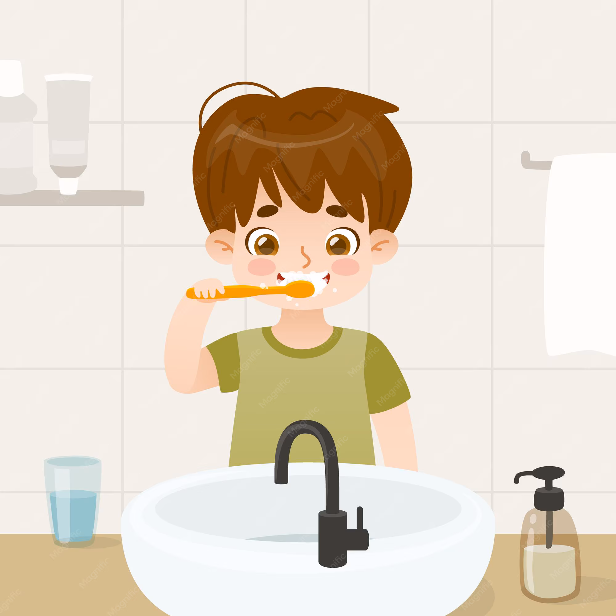 <p>Brush my Teeth</p>