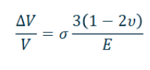 <p>o3(1-2v)/E</p><p></p><p>To have delta V=0, we need to have Poisson’s ratio v=0.5</p><p>Therefore, this value is often assumed for biological tissues. But, if a tissue is deformed slowly enough, water can move relative to other tissue components, allowing compression of the tissue, and then v=/0.5. This may not be valid when anisotropic behaviour is observed</p>