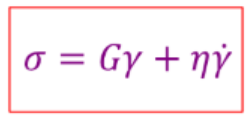 <ul><li><p>Spring and dashpot in parallel. Same strain through both elements, linear addition of stress.</p></li><li><p>Good for creep modelling.</p></li></ul><p></p>