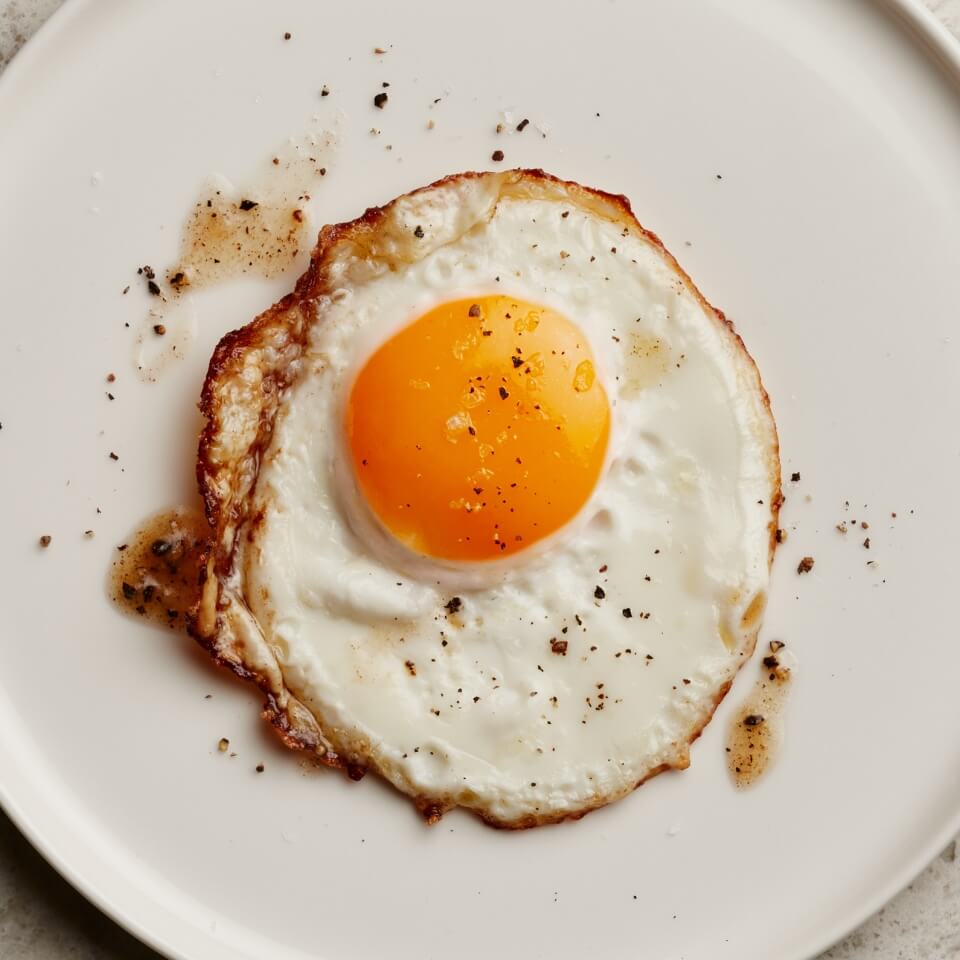 <p>An oval or round object laid by a female bird, used as food.</p>