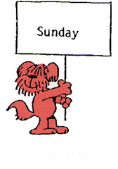 <p>Sunday</p>