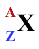 <p>what do A and Z represent</p>